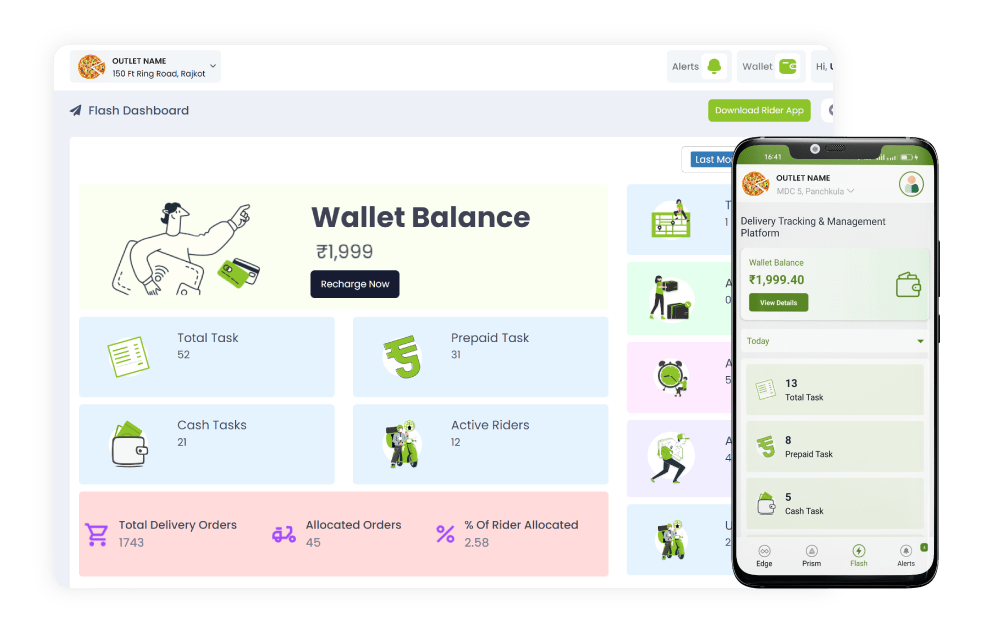 Uengage Flash Dashboard