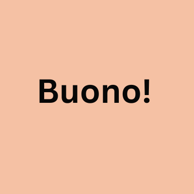 Buono!