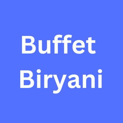 Buffet Biryani