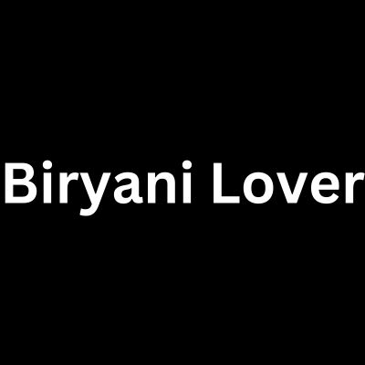 Biryani Lover