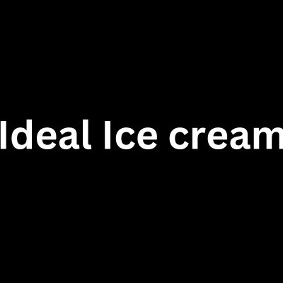 Ideal ice cream parlo